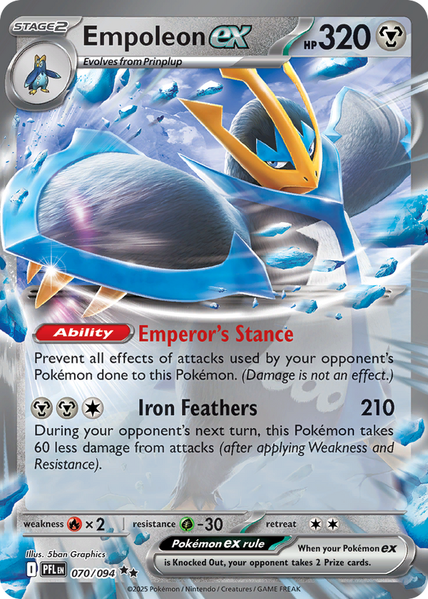 Empoleon ex - Phantasmal Flames SET-70