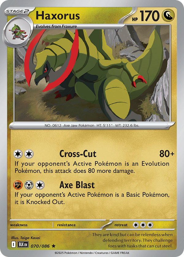 Haxorus - Black Bolt SET-70