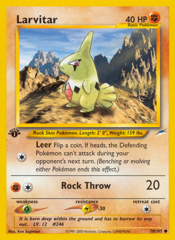 Larvitar - Neo Destiny SET-70