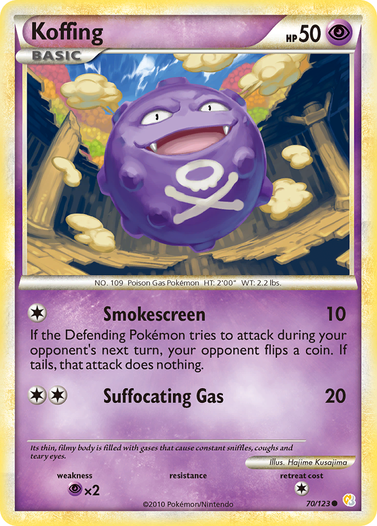 Koffing - HeartGold & SoulSilver SET-70