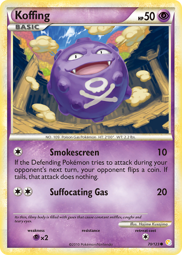 Koffing - HeartGold & SoulSilver SET-70