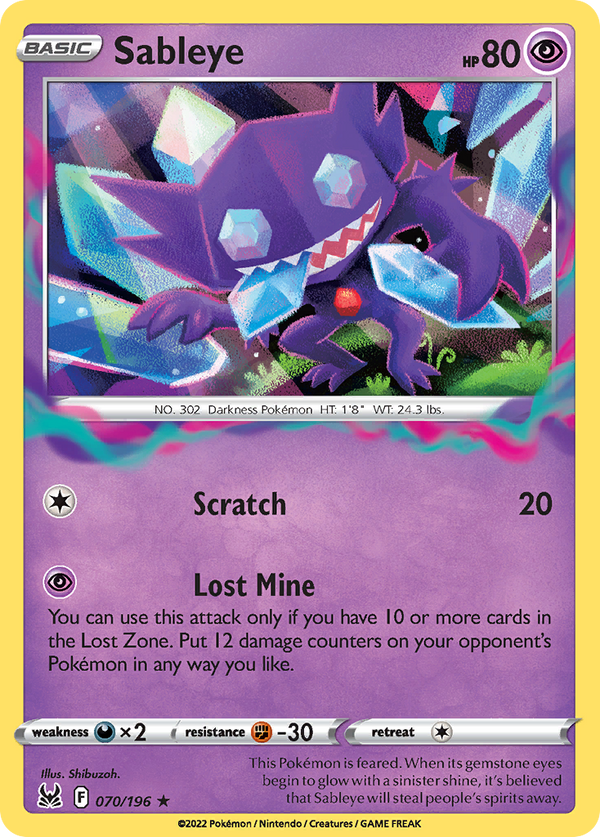 Sableye - Lost Origin SET-70