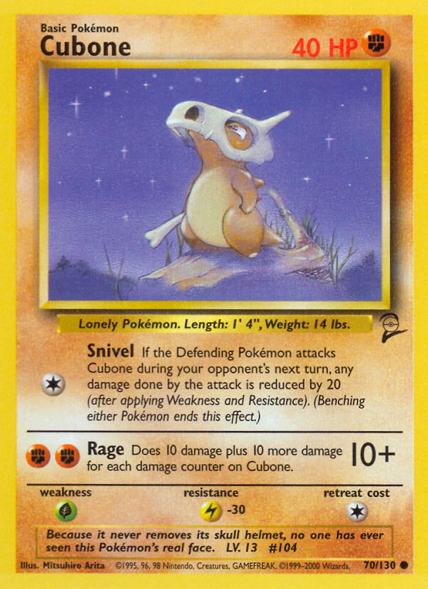 Cubone - Base SET 2-70