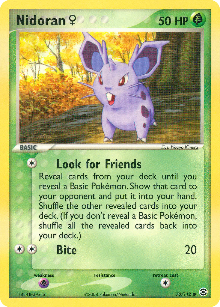 Nidoran ? - FireRed & LeafGreen SET-70