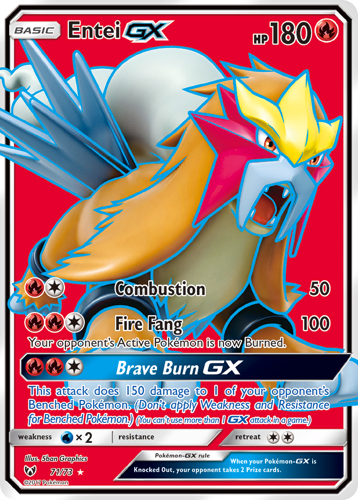 Entei-GX - Shining Legends SET-71