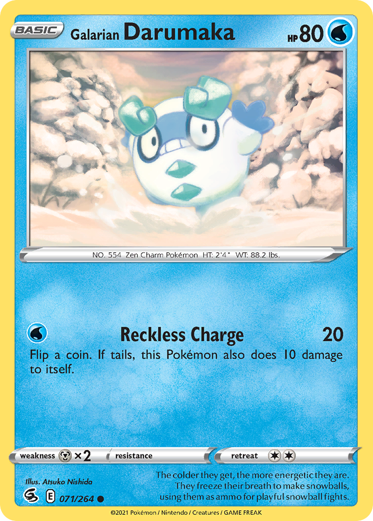 Galarian Darumaka - Fusion Strike SET-71