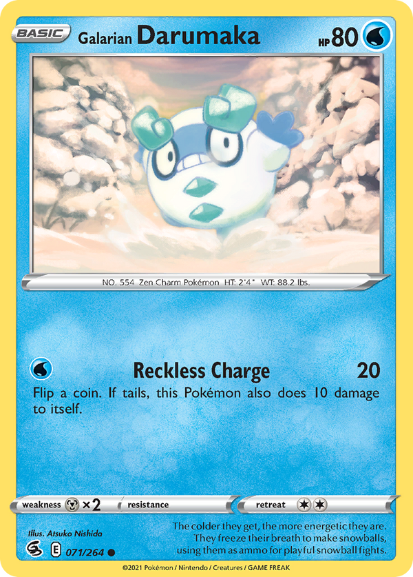 Galarian Darumaka - Fusion Strike SET-71