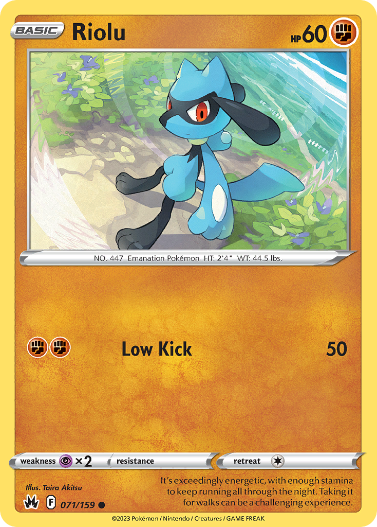 Riolu - Crown Zenith SET-71