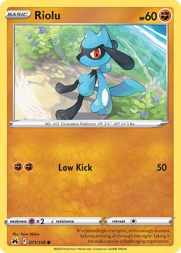 Riolu - Crown Zenith SET-71