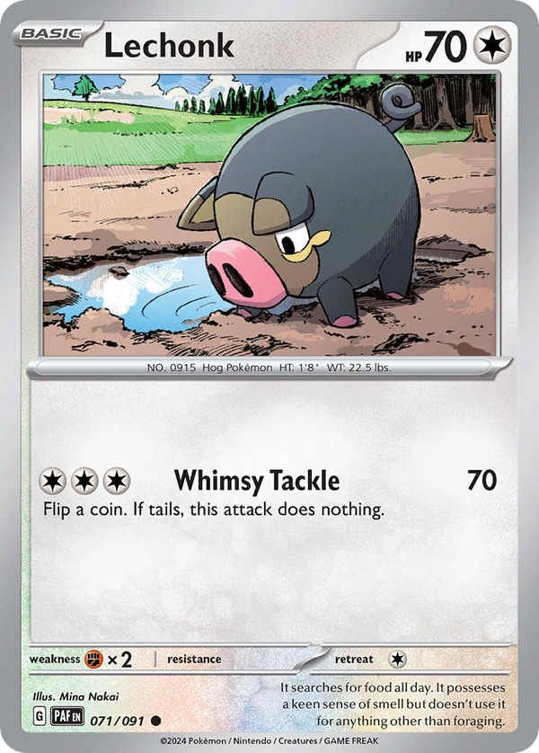 Lechonk - Paldean Fates SET-71