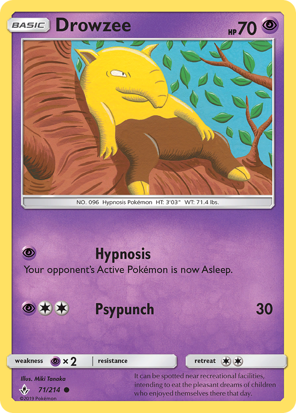 Drowzee - Unbroken Bonds SET-71