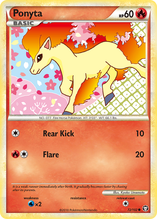 Ponyta - HS Triumphant SET-72