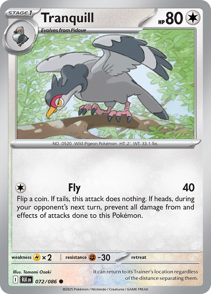 Tranquill - Black Bolt SET-72