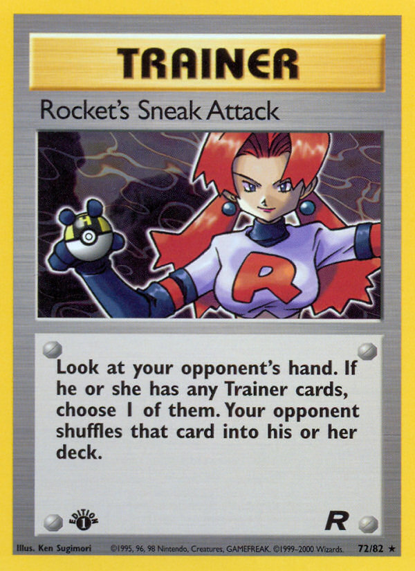 Rocket's Sneak Attack - Team Rocket SET-72