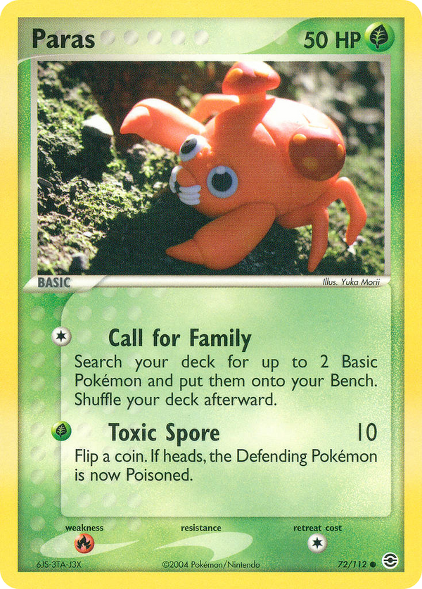 Paras - FireRed & LeafGreen SET-72