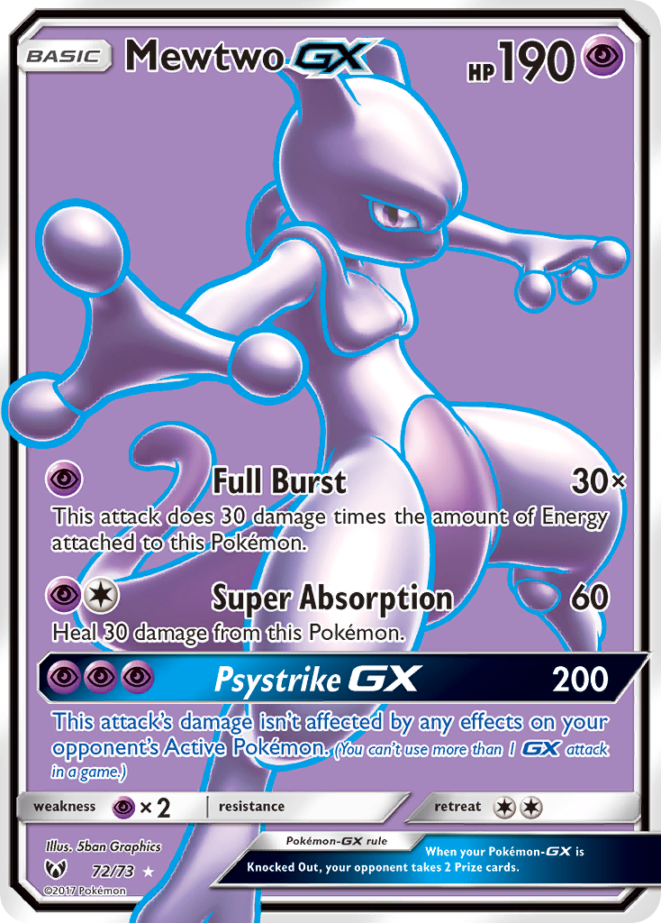 Mewtwo-GX - Shining Legends SET-72