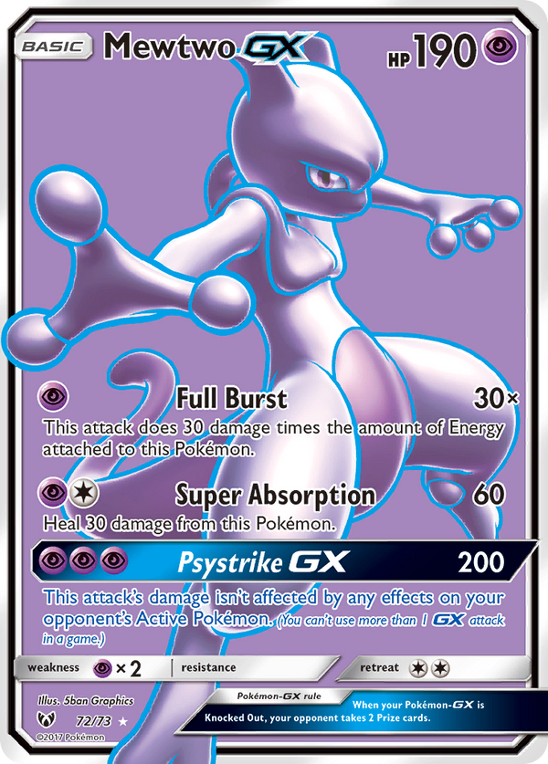 Mewtwo-GX - Shining Legends SET-72