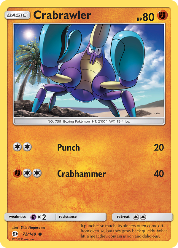 Crabrawler - Sun & Moon SET-72