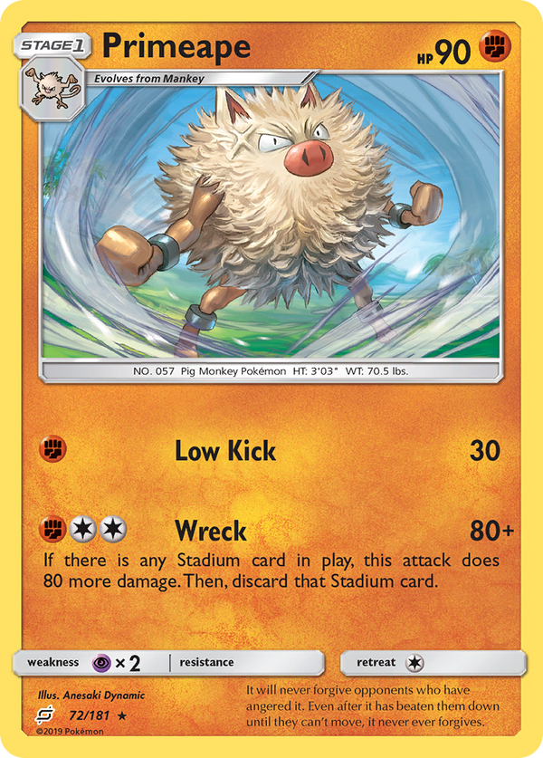 Primeape - Team Up SET-72