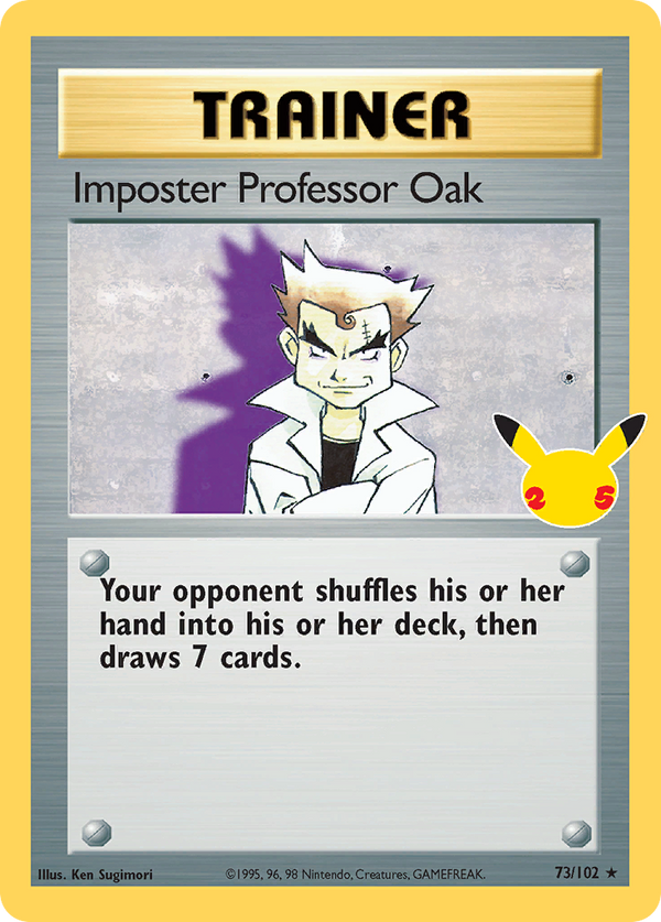 Imposter Professor Oak - Celebrations: Classic Collection SET-73_A