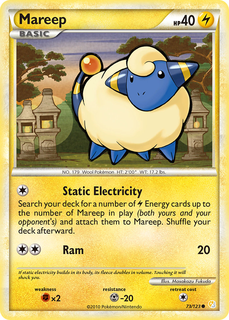 Mareep - HeartGold & SoulSilver SET-73