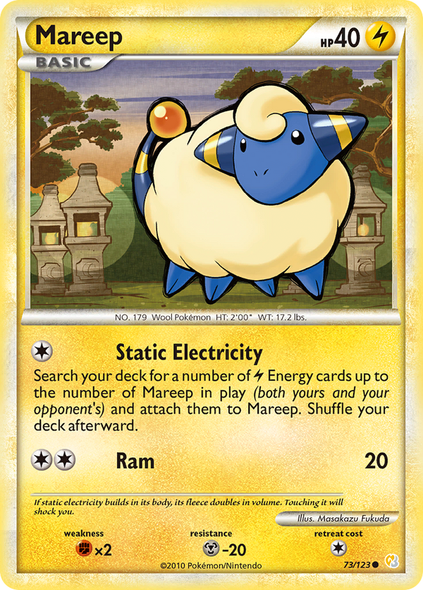 Mareep - HeartGold & SoulSilver SET-73