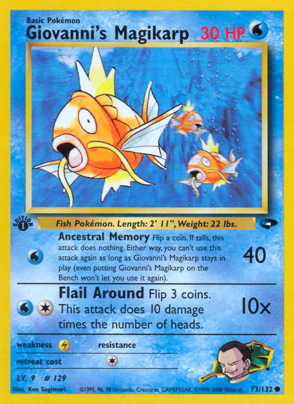 Giovanni's Magikarp - Gym Challenge SET-73