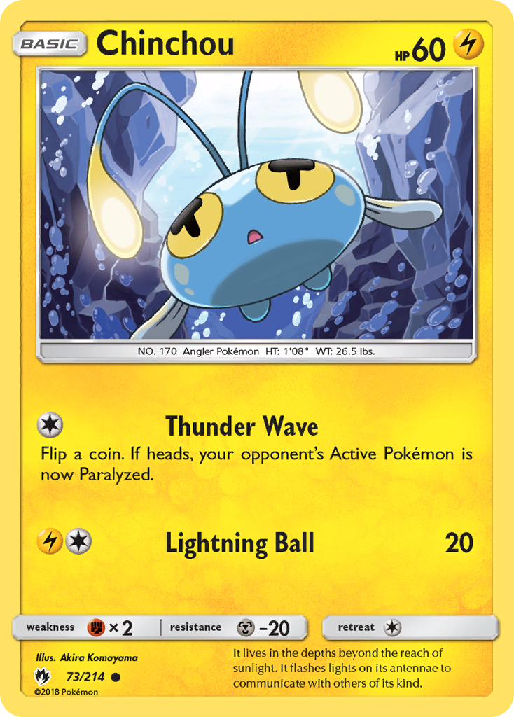 Chinchou - Lost Thunder SET-73