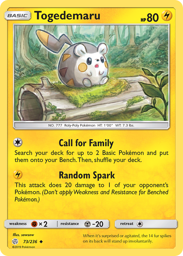Togedemaru - Cosmic Eclipse SET-73