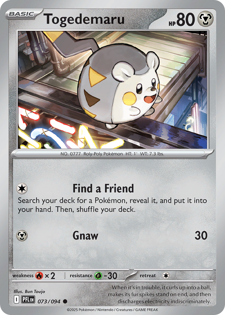 Togedemaru - Phantasmal Flames SET-73