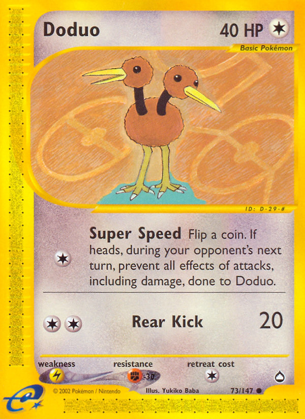 Doduo - Aquapolis SET-73