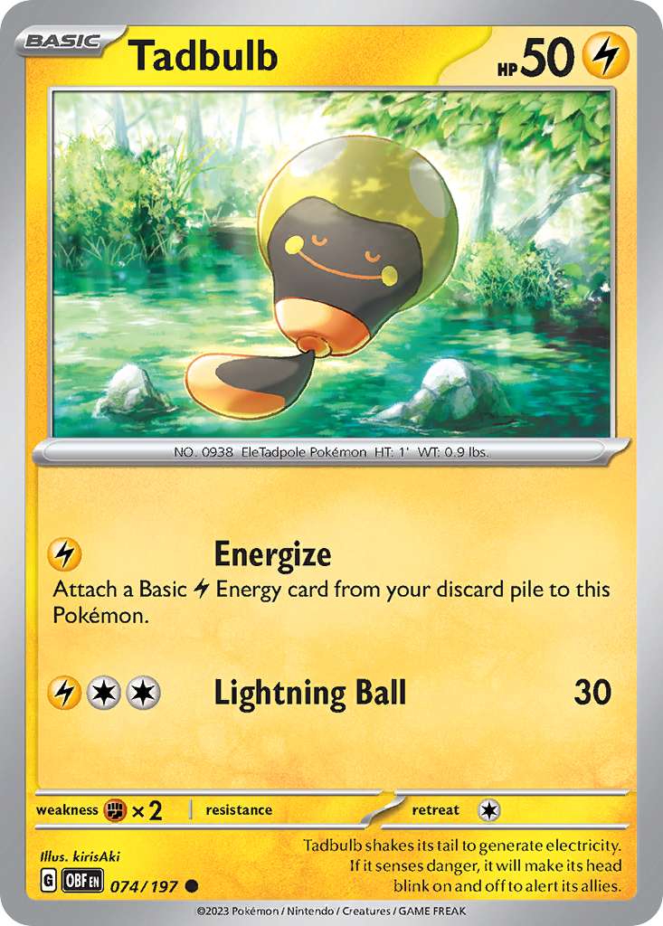 Tadbulb - Obsidian Flames SET-74