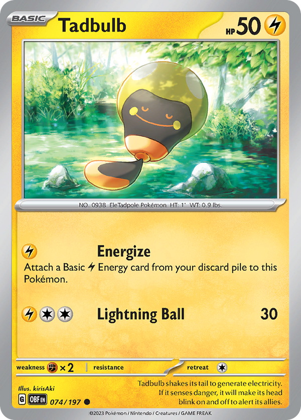 Tadbulb - Obsidian Flames SET-74