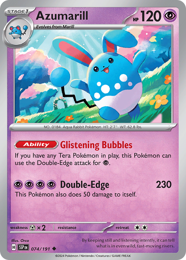 Azumarill - Surging Sparks SET-74