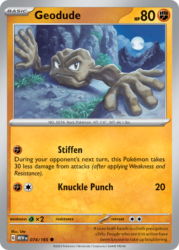 Geodude - 151 SET-74