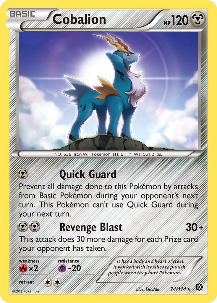 Cobalion - Steam Siege SET-74