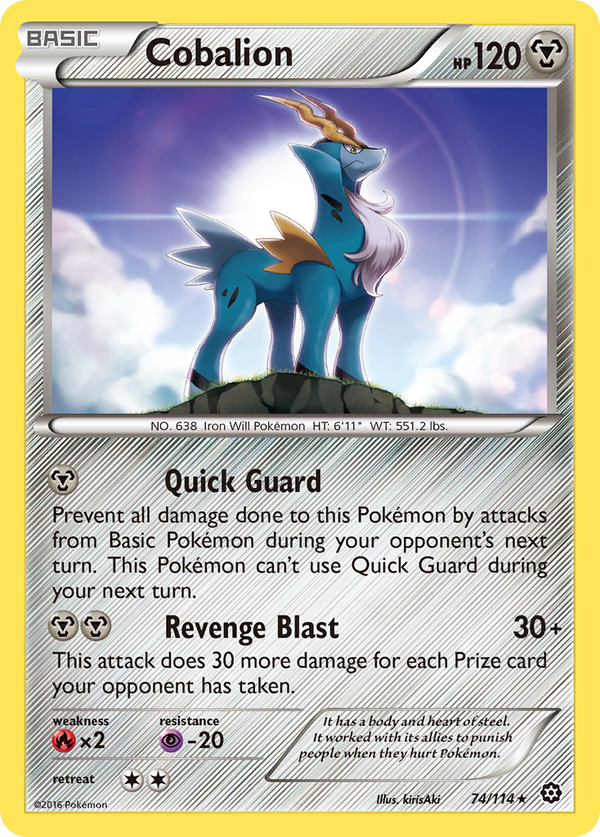 Cobalion - Steam Siege SET-74