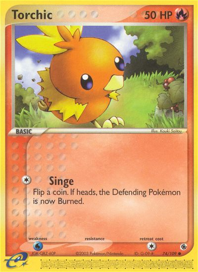 Torchic - Ruby & Sapphire SET-74
