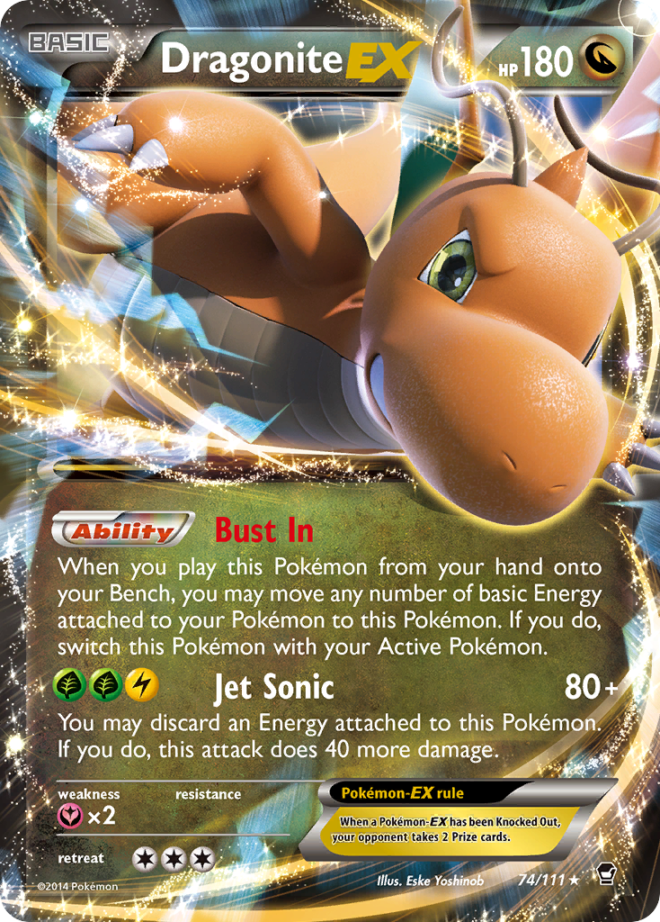 Dragonite-EX - Furious Fists SET-74