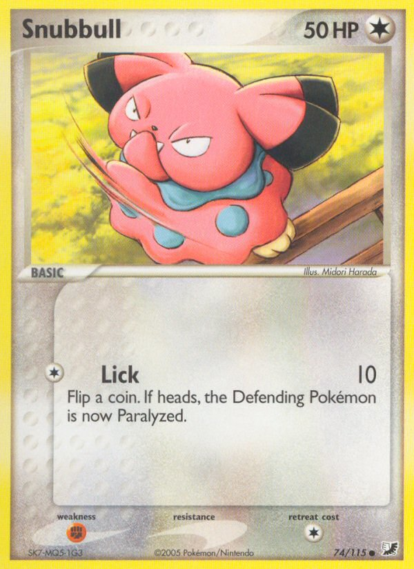 Snubbull - Unseen Forces SET-74