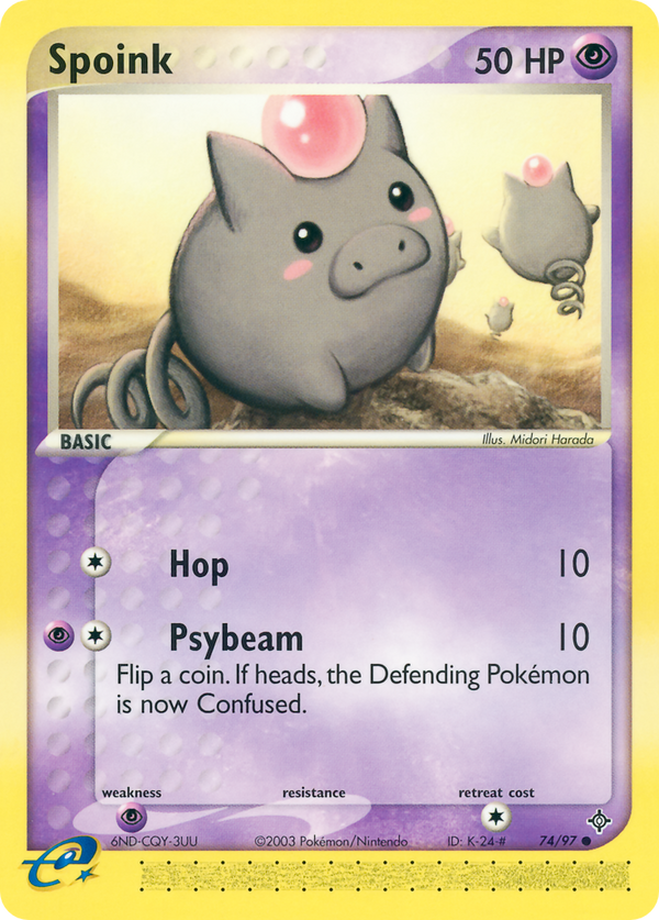 Spoink - Dragon SET-74