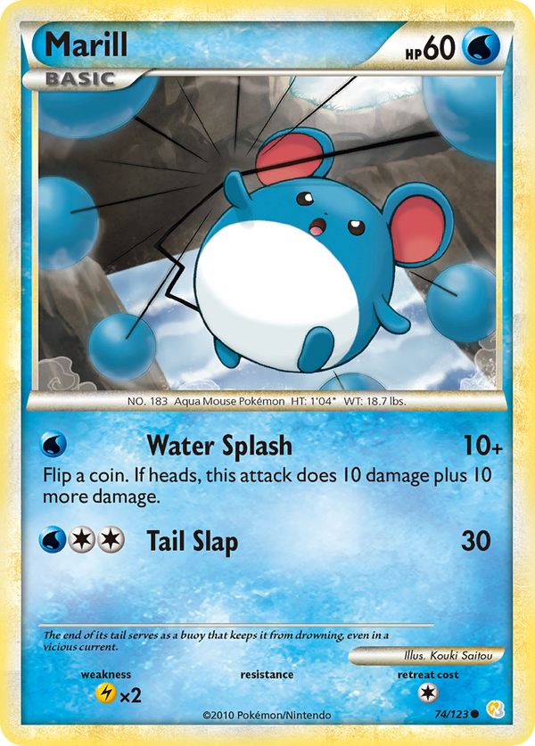 Marill - HeartGold & SoulSilver SET-74