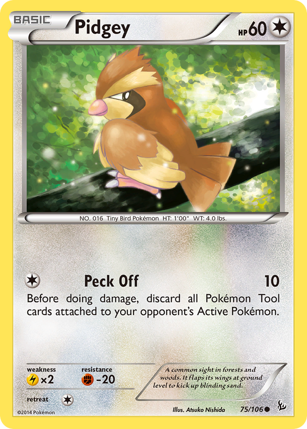Pidgey - Flashfire SET-75