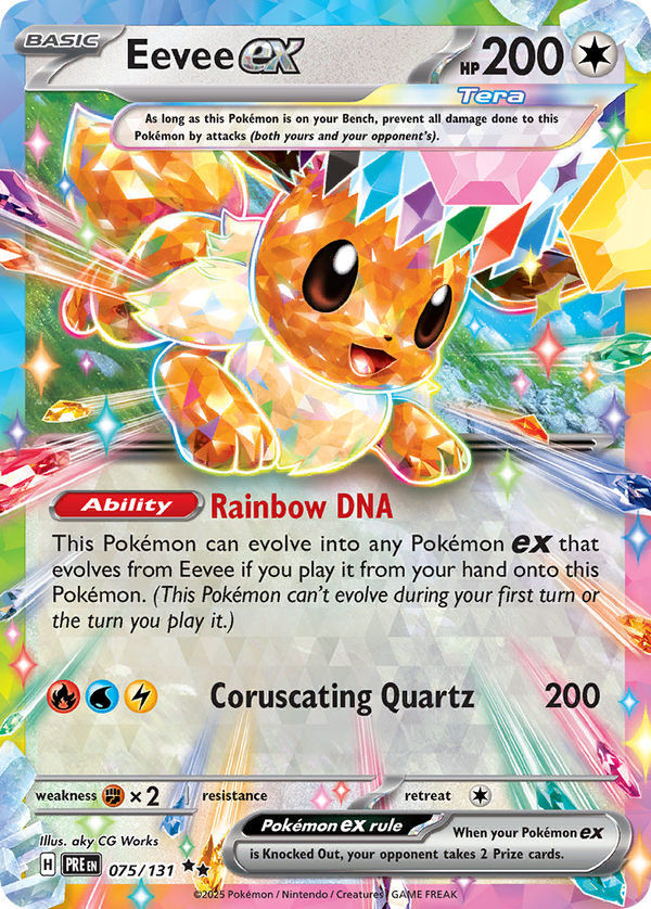 Eevee EX - Prismatic Evolutions SET-75
