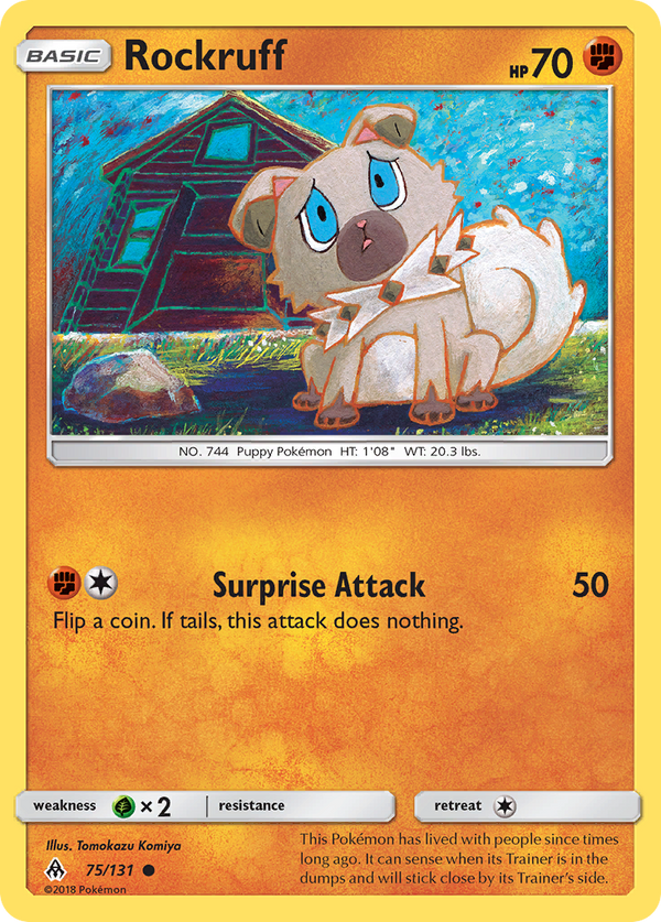 Rockruff - Forbidden Light SET-75