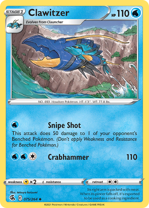 Clawitzer - Fusion Strike SET-75