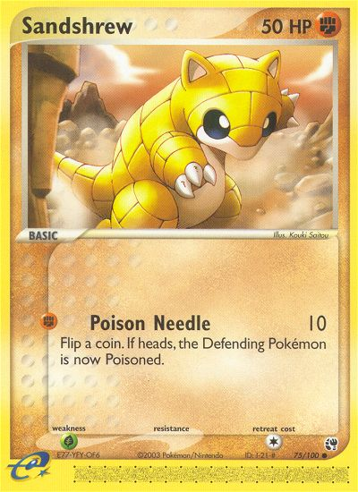 Sandshrew - Sandstorm SET-75