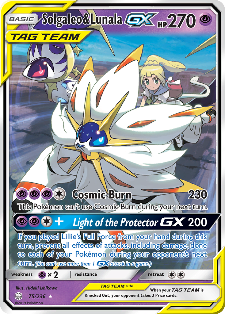 Solgaleo & Lunala-GX - Cosmic Eclipse SET-75