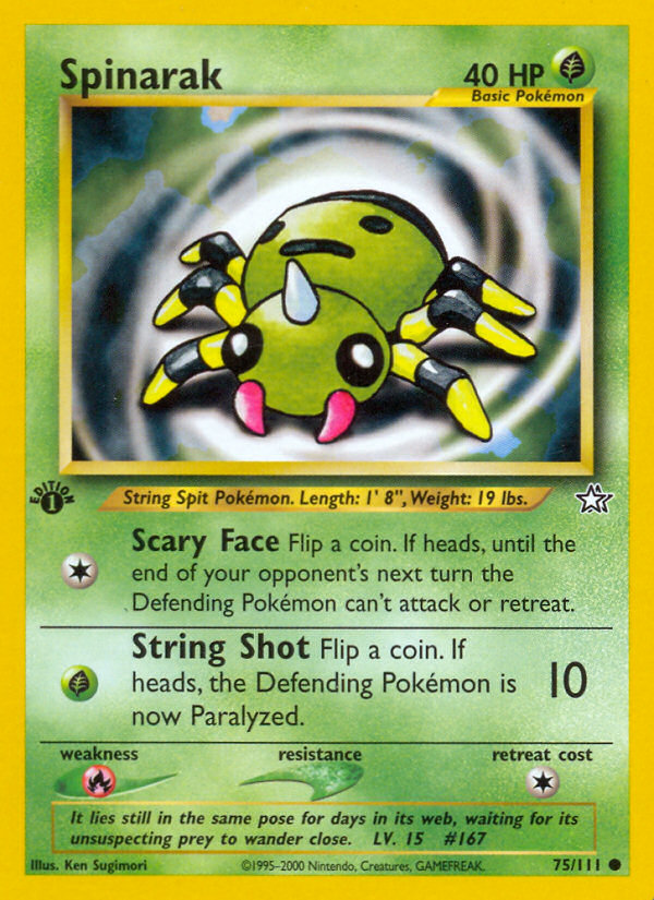 Spinarak - Neo Genesis SET-75