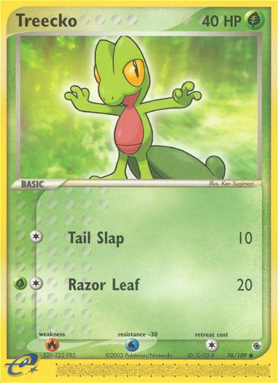 Treecko - Ruby & Sapphire SET-76